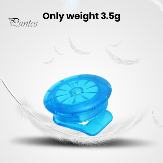 Luce da Corsa LED Clip per Zaino Lampada Super Luminosa ad Alti Lumen Alimentata a Batteria Luce di Avvertimento Lampeggiante per Sport all'Aria Aperta