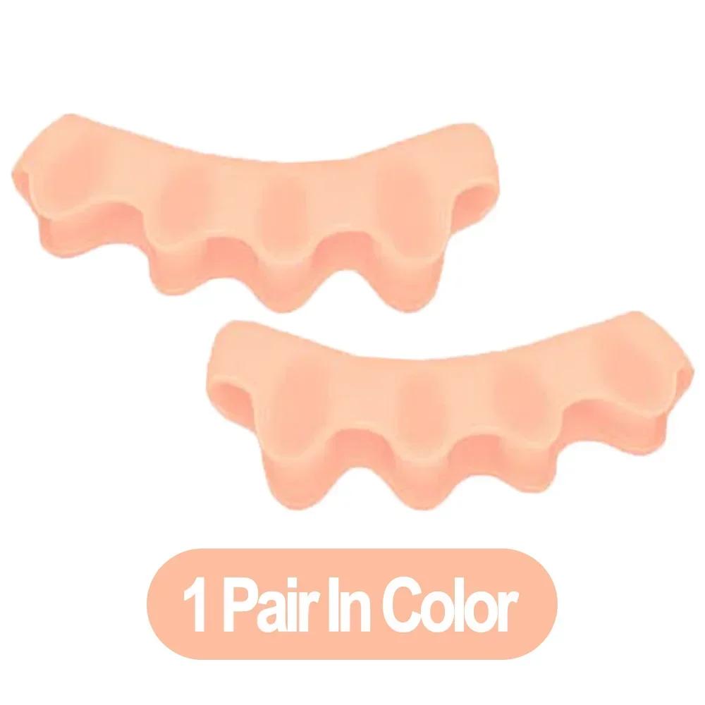 

Preventing Rubbing Bunion Corrector Overlapping Hammer Toe Straightener Stretcher Soft Silicone Gel Toe Spacers for Bunions