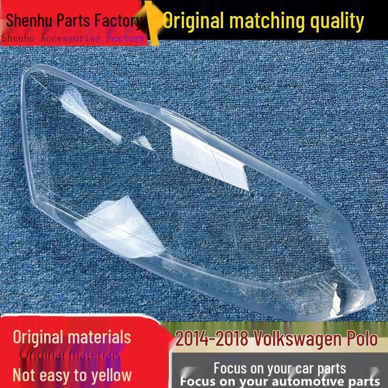 Volkswagen Polo 2014-2018 Front Headlight Cover Transparent Lampshade Standard Driver s Side No Sealant