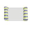 Inflatable Foldable Floating Row Swimming Pool Party Water Hammock Air Mattresses Pvc Stripe Water Floating Inflatable Mat