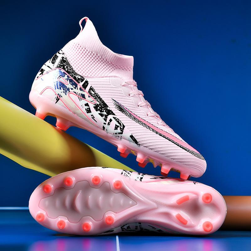 Thorn 16 football shoes men and women high-top teenage students broken nails AG long nails ping competition training sports shoes