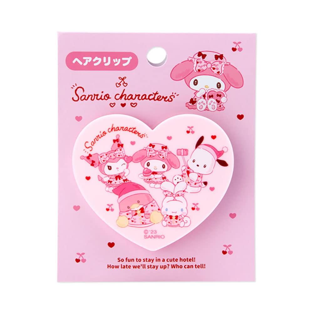 Sanrio Sanrio Characters Heart Shaped Hair Clip Hocance 832898 (Fun Design)
