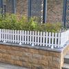 Plastic Garden Retaining Fence Garden Edging Border Panels with Stakes No Dig Landscape Edging Border for Yard Path Lawn