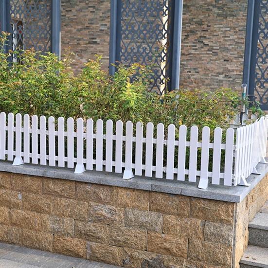 Plastic Garden Retaining Fence Garden Edging Border Panels with Stakes No Dig Landscape Edging Border for Yard Path Lawn