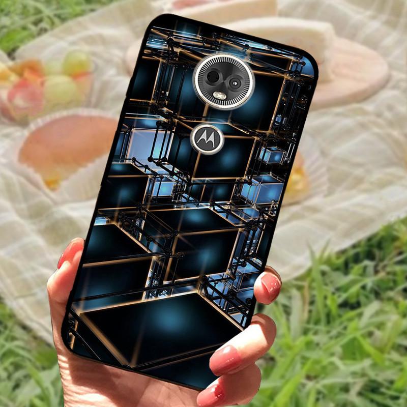 Etui Silikonowe Miękkie Odporne na Wstrząsy TPU Tylna Pokrywa dla Motorola Moto E5 / E5 Play EU / E5Plus / E5 Plus Capa E5Play E 5 Marmur