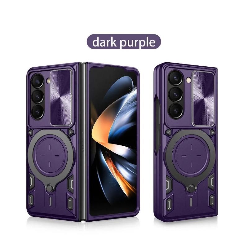 For Samsung Galaxy Z Fold 7 Case Stand Holder Slide Lens Protection Shockproof Heavy Duty Armor Cover for Samsung Z Fold7 6 5 4