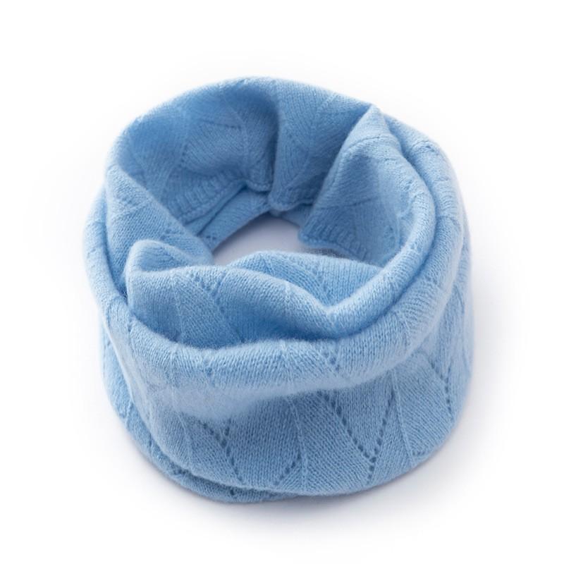 100% Wool Knit Neck Warmer Unisex Winter Scarf Lightweight Warm Cowl Outdoor Streetwear