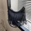 Boho Tassel Crossbody Bag For Women Stylish Retro Shoulder Purse With Fringe Details Versatile Design Perfect For Casual Outings Or Commuting