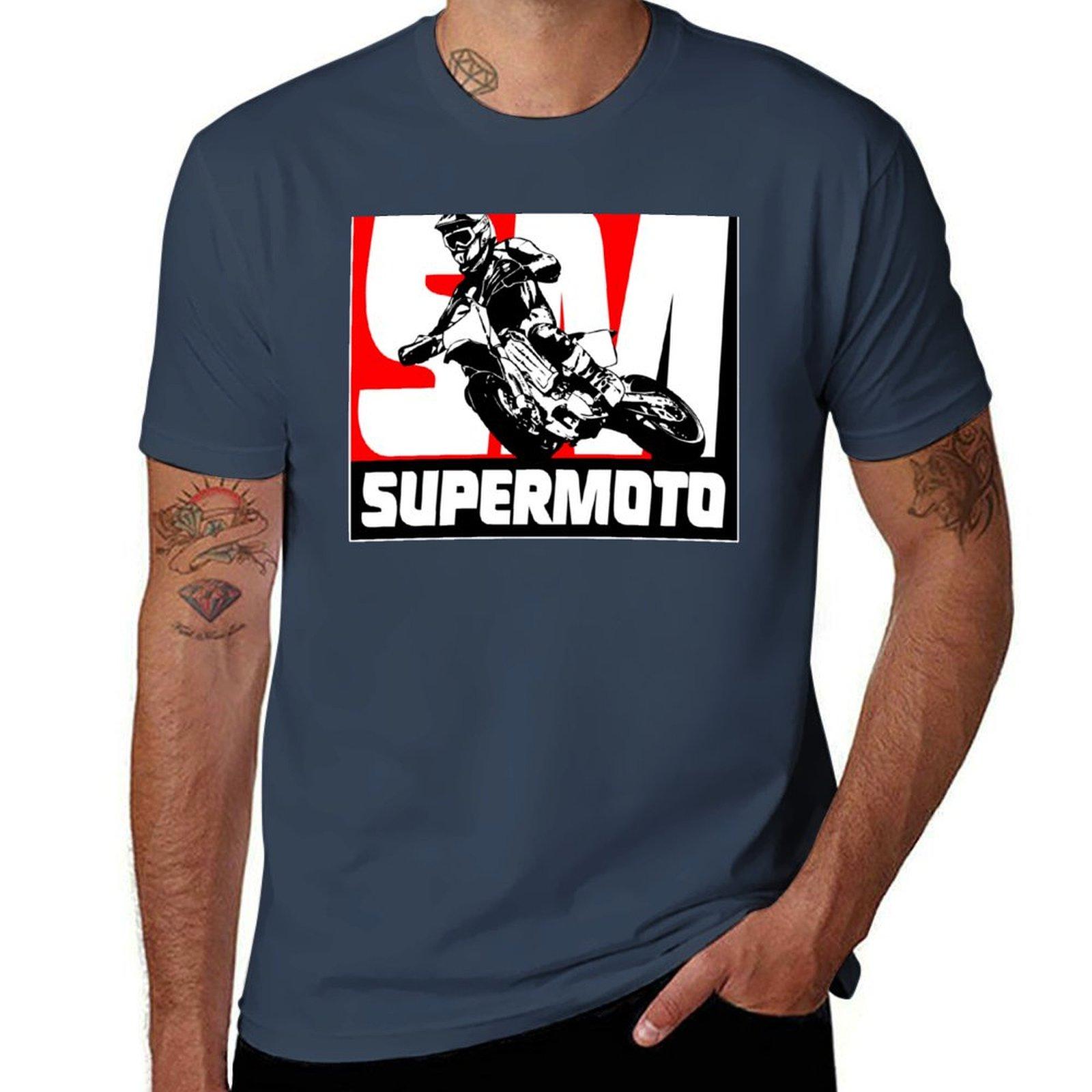 Supermoto Tshirt High Elasticity Sports Tee Shirt S