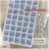 K9 Crystal Burst Rhinestone Nail Art Decorations - Light Blue, Fruit Green, Purple, Translucent White, Pointed Back Large Rhinestones.