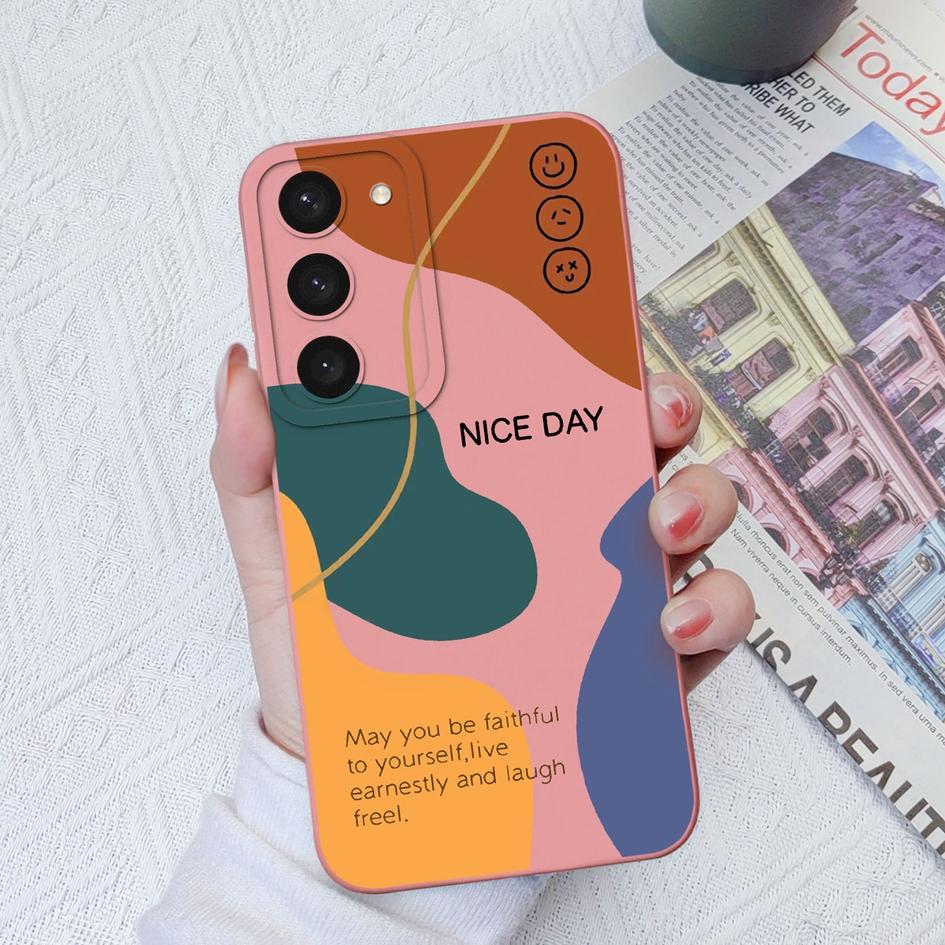 Phone Case For Samsung Galaxy S20 S21+ FE S22 S23 + Ultra Note 20 Ultra Fashion Shockproof Square Silicone Case Cover For Samsung S23 Bumpers Fundas