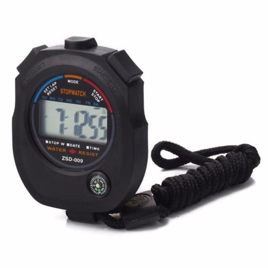 Fashion Digital LCD Stopwatch Chronograph Timer Counter Sports Alarm Tool
