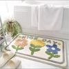 Tappetino da Bagno Antiscivolo a Rapida Asciugatura per Assorbimento dell'Acqua