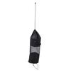 Boat Trash Can Oxford Cloth Black Foldable Large Opening Kayak Garbage Bag for Camping Fishing