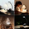 Flexible Clip on Book Lamp Touch Control Reading Light Eye Caring USB Rechargeable Books Led Lights for Night Reading Table Lamp