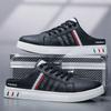 2025 Summer New Men Slippers Brand Comfortable Casual Shoes for Men Fashion Flat Sneakers High Quality Men Half Slippers