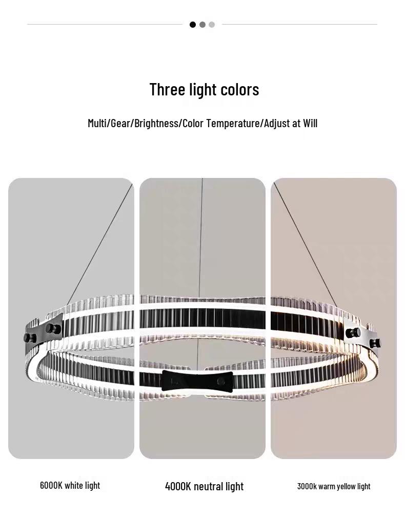 Nordic Minimalist Italian Modern Chandelier for Living Room and Dining