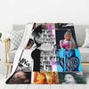Custom Sofa Fleece German Singer Ayliva Throw Blanket Warm Flannel Blankets for Bedding Travel Couch Quilt