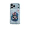 Cartoon Embroidery Rabbit Suitable for Apple 17/16Pro Max Mobile Phone Case iPhone15 Nick Fox 14 Case