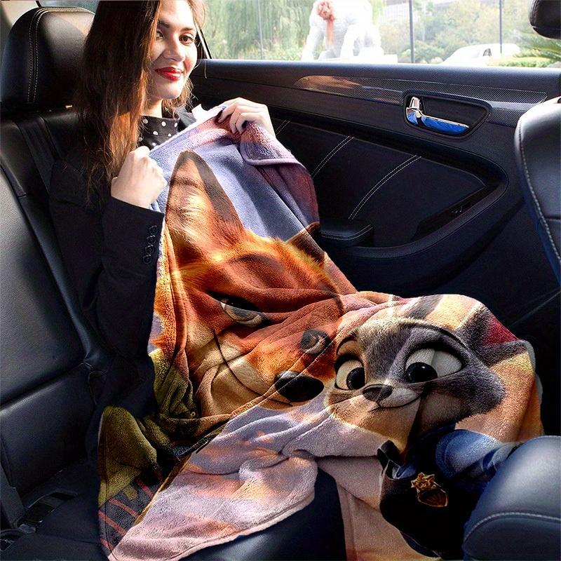 1 st, Zootopia Filmdjur Heminredning Filt Perfekt för Soffa, Fåtölj, Säng, Resa, Camping, Bil, Strand, Kontor Vila Mjuk Pläd Gåva