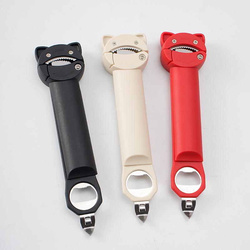 Multi-Functional Retractable Bottle Opener & Screwdriver Cap Twister