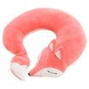 Cute Travel Pillow with Ear Cartoon Neck Pillow for Kids Memory Foam Animal Pillow U Shaped Cushion Plush for Airplane Train
