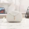 Summer new pearl pendant shell bag fashion personality wave embroidery shoulder messenger women's bag mobile phone bag