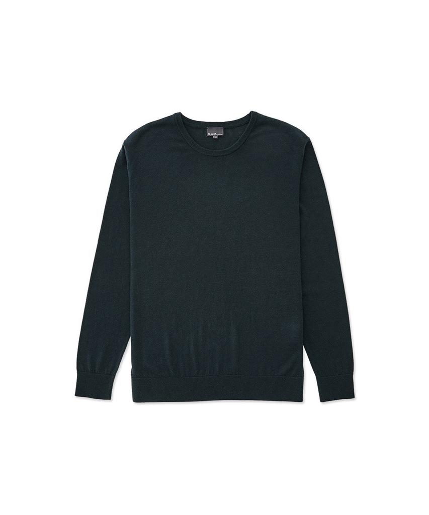 STCO [Black Label] Washable Round Wool Blend Knit Green (Basic Fit)_Sktuz03Nse