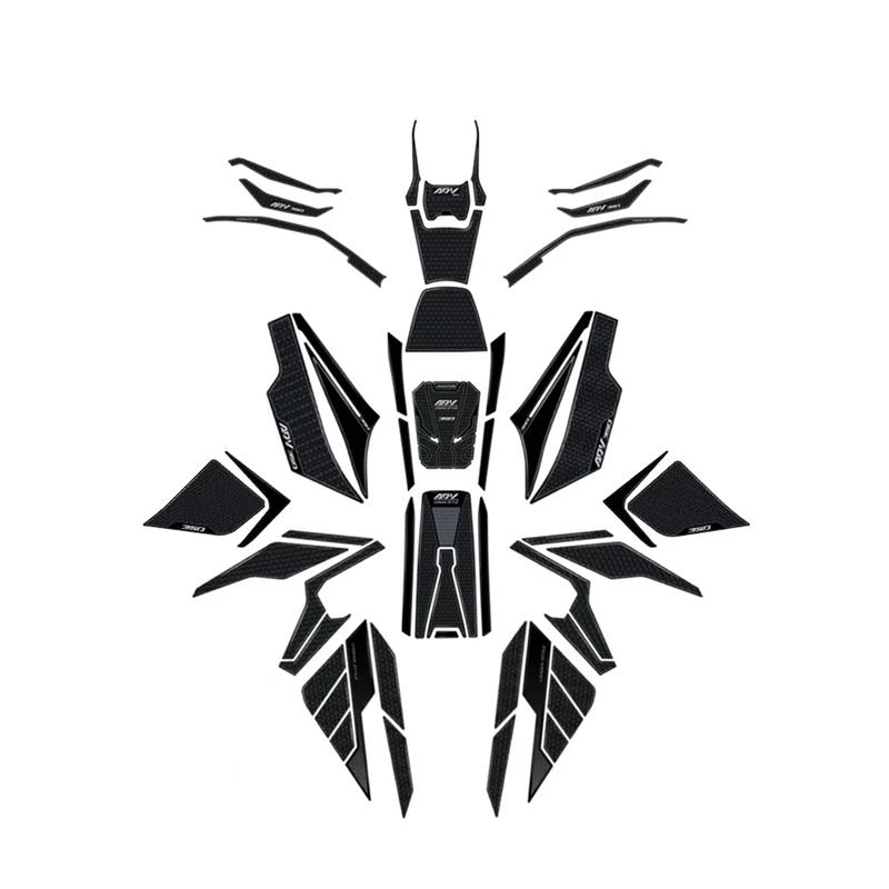 2023 Adv350 Stickers Motorcycle 3D Resin Epoxy Sticker Protection Kit Tank Pad Anti Scratch Decal For ADV 350 2022-2025