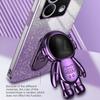 For Xiaomi Redmi Note 13 4G Case Glitter Powder Anti-scratch PC+TPU Phone Kickstand Cover