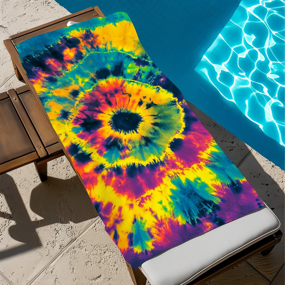 T-tie d-dye Towel Beach Quick Dry Soft Pool Towels Gift for Travel Gym Shower Camping sports