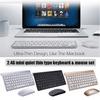 Wireless Keyboard and Mouse Stable Signal Barrier-free Operation Round Keys for Tablet and Smart Device Compatibility