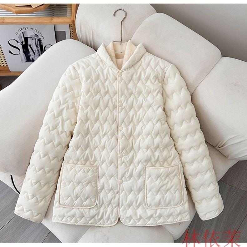

Lightweight Down-Padded Short Cotton Coat with Inner Liner, Warm and Thickened for Winter, Inner Wear and Bottoming 2XL