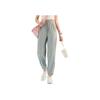 Anta Comfortable Simple Loose Cuffed Solid Color High Waist Sports Casual Pants Women Bottoms Star-Diamond-Gray 162527335-3