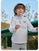 David Bella Boys' Polo Shirt Spring Dress New Children's College Style T-shirt Middle and Large Children's Base Shirt