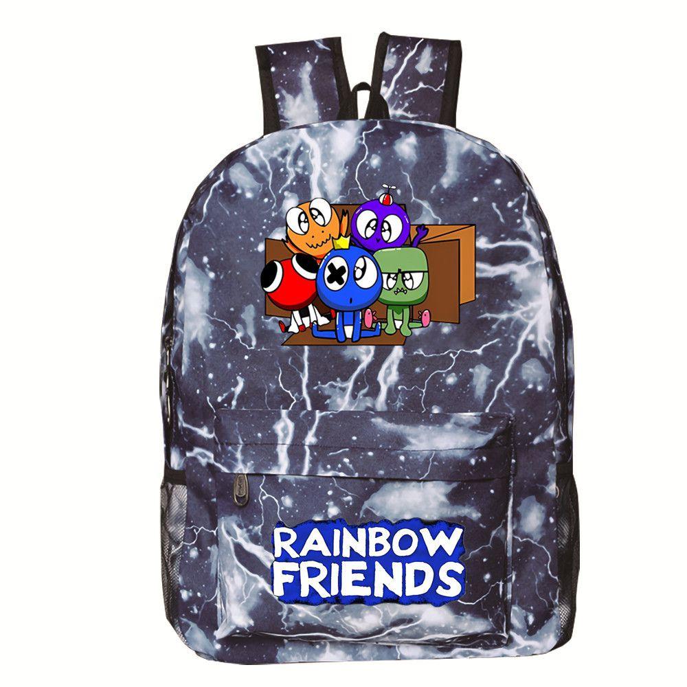Roblox Rainbow Friends Large Capacity Student Backpack Bag Book