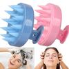 Silicone Shampoo Brush Head Scalp Massage Comb Clean The Scalp Thoroughly Body Massage Brush Bath Brush Salon Hairdressing Tool