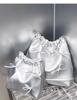 Y2K Drawstring Bow Bag: Soft Leather, Large Capacity, Cute Versatile Shoulder Commuter Bag (2025)