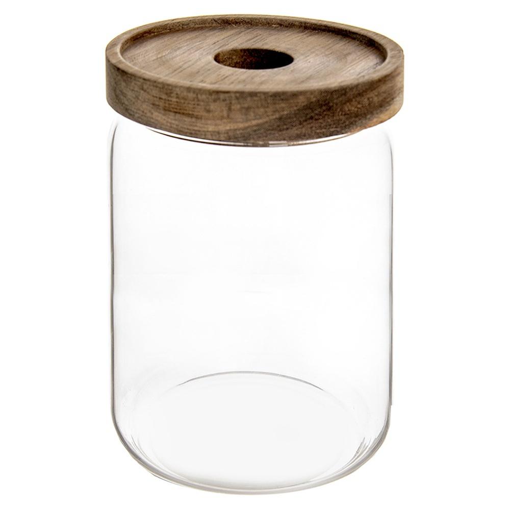 Kitchen Glass Container, Airtight, for Food and Bulk Products, 0.97L