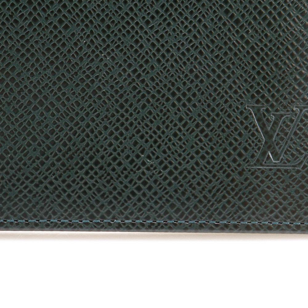 LOUIS VUITTON Agenda Bureau Notebook cover R20407 Notebook cover Epithea Deep green Taiga mens Used