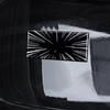 For Tesla Model 3 X Y S Car Time Space Tunnel Logo Trunk Badge Emblem Decals Resin Sticker Plaid Ludicrous Styling Accessories