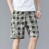 Zomer Mode Shorts voor Mannen Losse Casual Middellange Dunne Katoenen Korte Broeken met Zakken