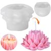 3D-Lotuskerzen-Silikonform, Lotus-Schokoladen-Silikonform, Pfingstrosen-Kerzenform, Blütenknospenform, Lotus-Tropfen