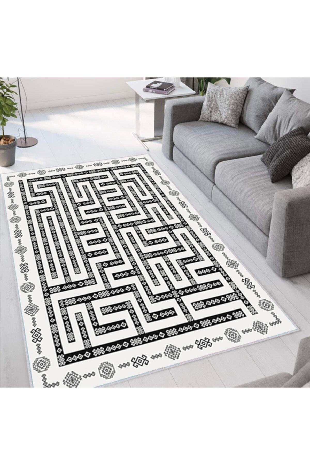 

Моющийся ковер с принтом Rovigo Home RVG1532-HS527 50x80 белый
