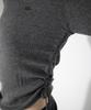 CHICKS Side Point Hood Long Sleeve Charcoal