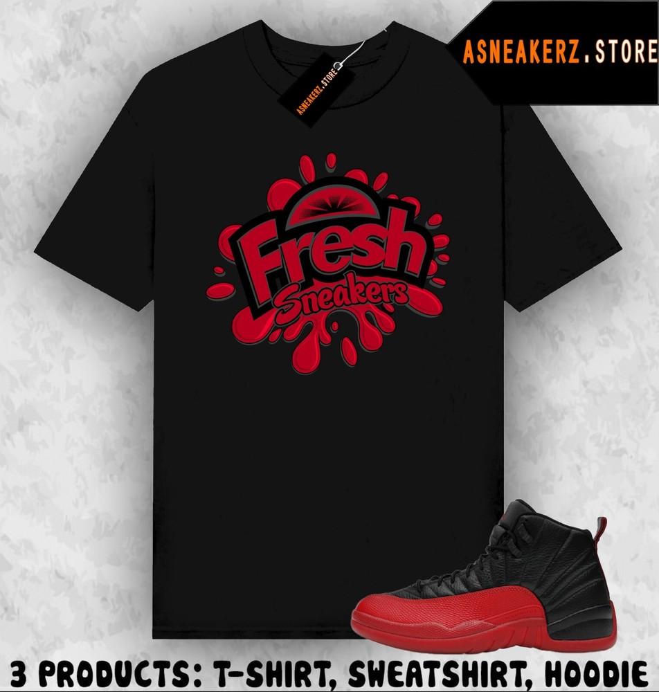Tee Shirt Matching AJ 12 Flu Game To Match Sneaker Fresh Sneakers T-Shirt Unisex T-Shirt S