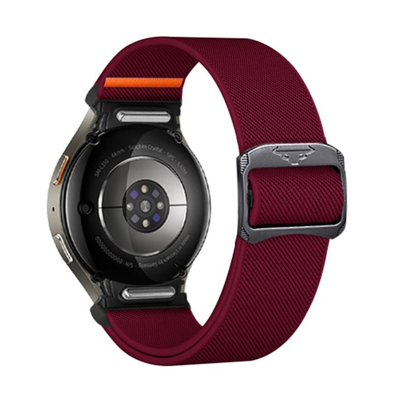 Band For Samsung Galaxy Watch 7 FE 5 Pro 4 6 Classic 44mm 40mm No Gaps Nylon Braided Sport Bracelet Correa Galaxy Watch 7 Strap