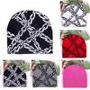 Acrylic Style Street Knit Hat For Men And Women With Letter Chain Embellishments