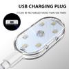 Car LED Touch Lights USB Sensor Rechargeable Reading Light Auto Door Light Roof Ceiling Lamp Car Interior Atmosphere Lamp