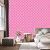 Dots Wallpaper, Top Powder Pink, Bottom Powder Pink, 50x1000